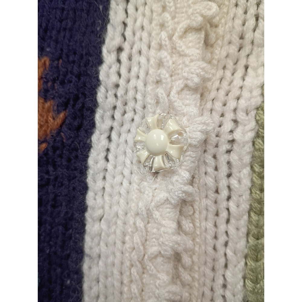 Capistranos Collection Patchwork Knit Cardigan Sw… - image 3